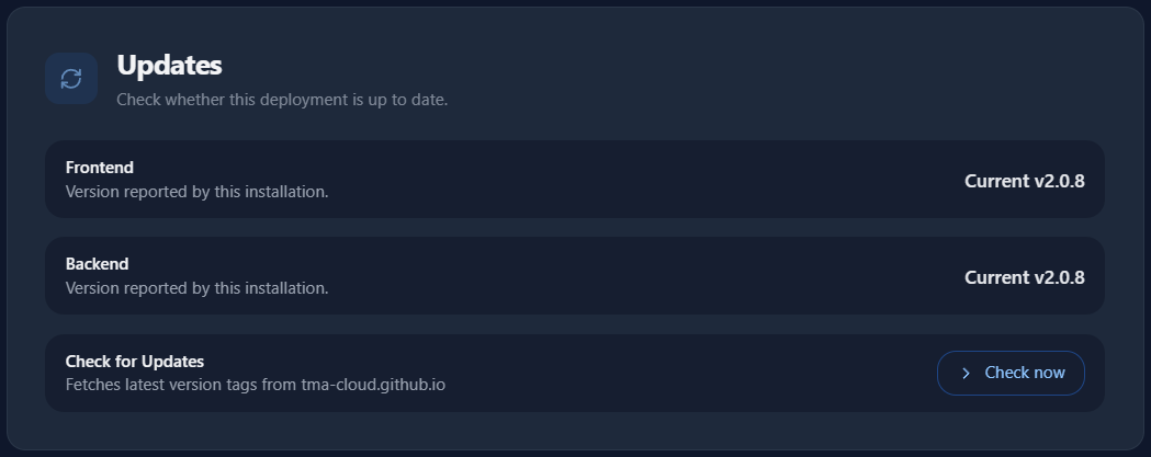 Updates