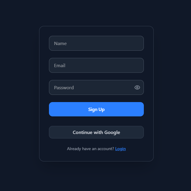 Sign up